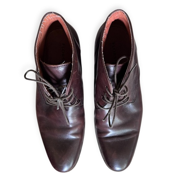 Florsheim Brown Leather Boots Men’s Size 10 - Picture 6 of 10